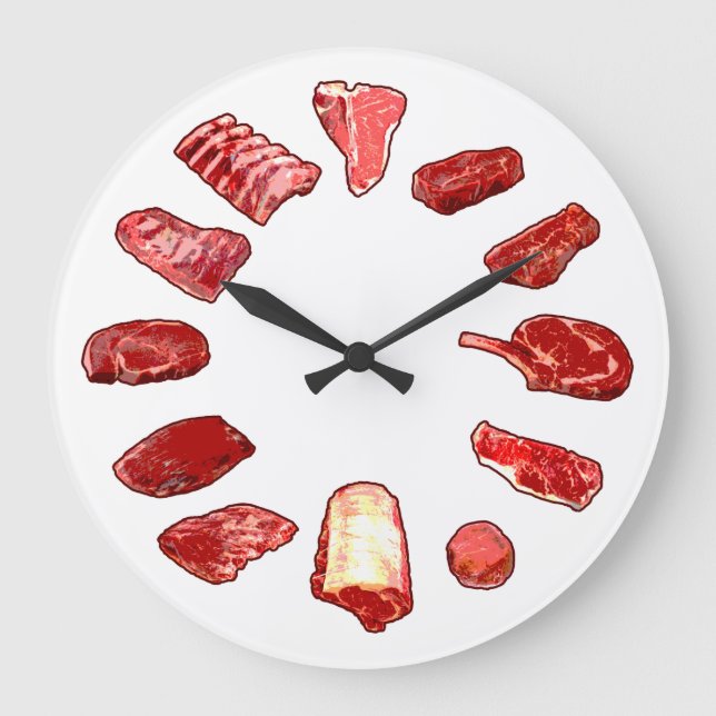 Beef o'Clock Stor Klocka (Framsida)