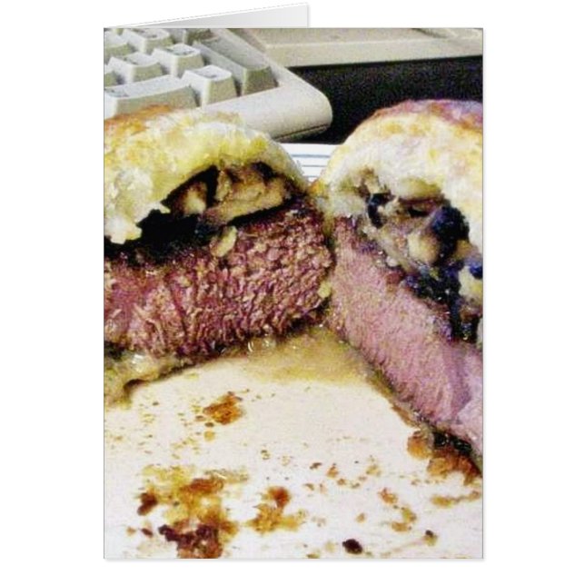 Beef Wellington Hälsningskort (Framsidan)