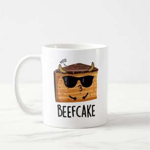 Beefaka Funny Cake Pun Kaffemugg