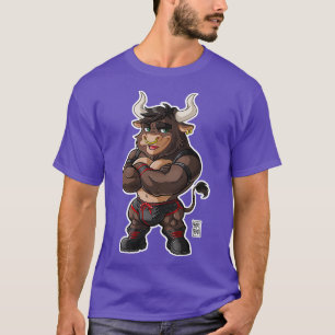 BEEFY BULL RED DETAILS BEARZOO SERIES T SHIRT