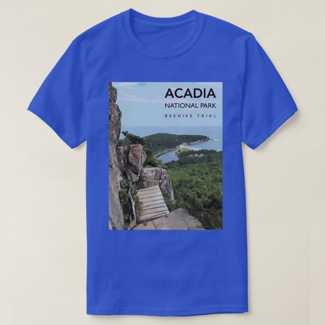 Beehive 1 i nationalparken Acadia 1 T Shirt (Design framsida)