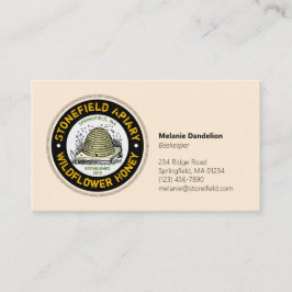 Beehive Business Namn Antique White Visitkort