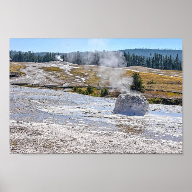 Beehive Geyser, nationalparken Yellowstone Poster (Framsidan)
