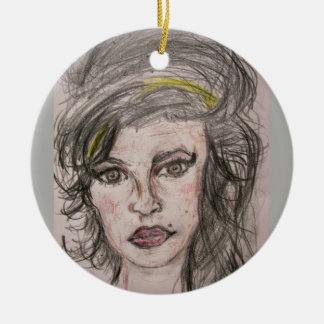 Beehive Girl Julgransprydnad Keramik