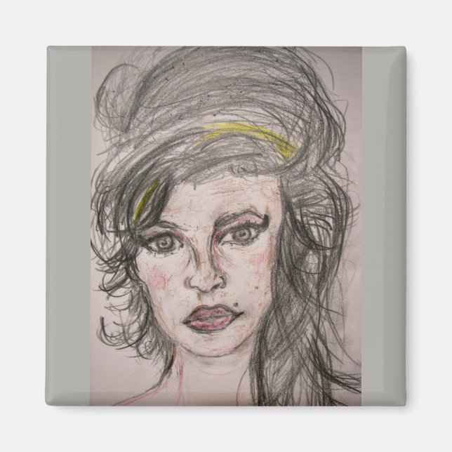 Beehive Girl Magnet (Framsidan)