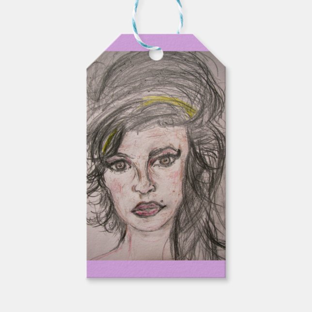 Beehive Girl Presentetikett (Framsidan)
