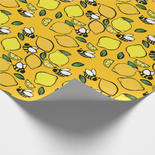 Beehive Lemonade mönster Presentpapper