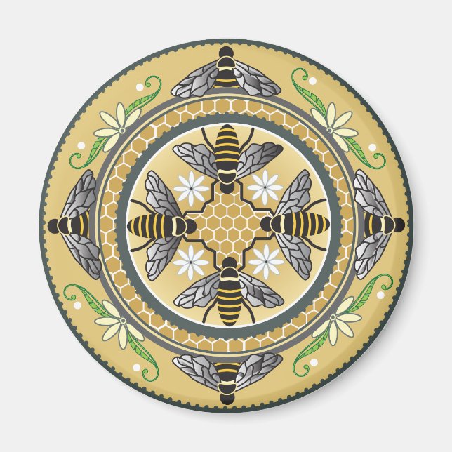 Beehive magnet (Framsidan)