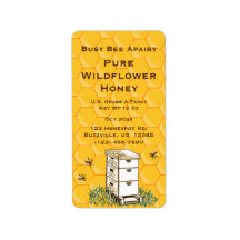 Beehive och Honeycomb Personlig Apiary Stil 2