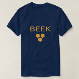 Beek beekeepers med honungskakasymbol t shirt