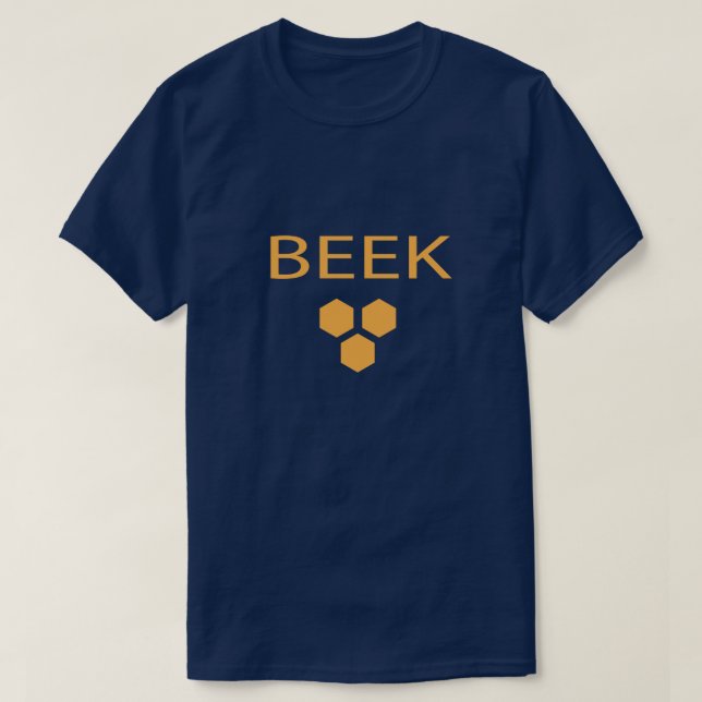 Beek beekeepers med honungskakasymbol t shirt (Design framsida)