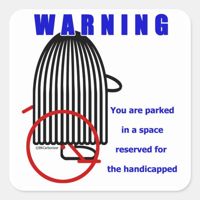 BeeKay Fyrkantigt Klistermärke (Framsida)