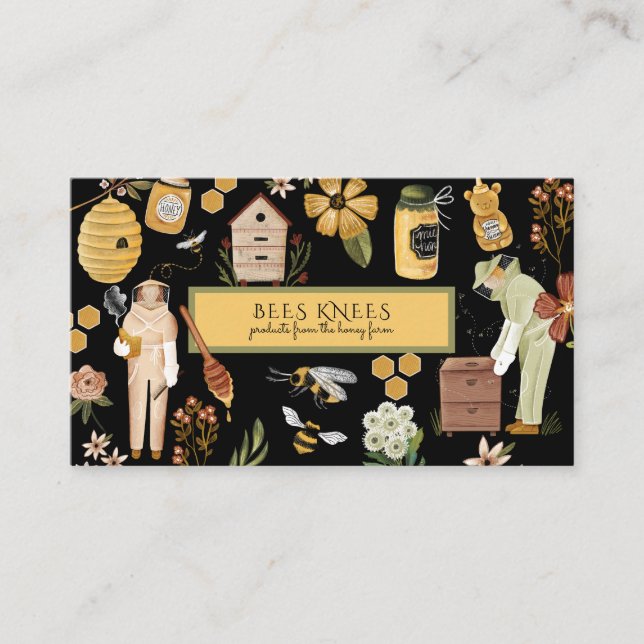 Beekeeper Apiary Honey Products  Visitkort (Framsida)