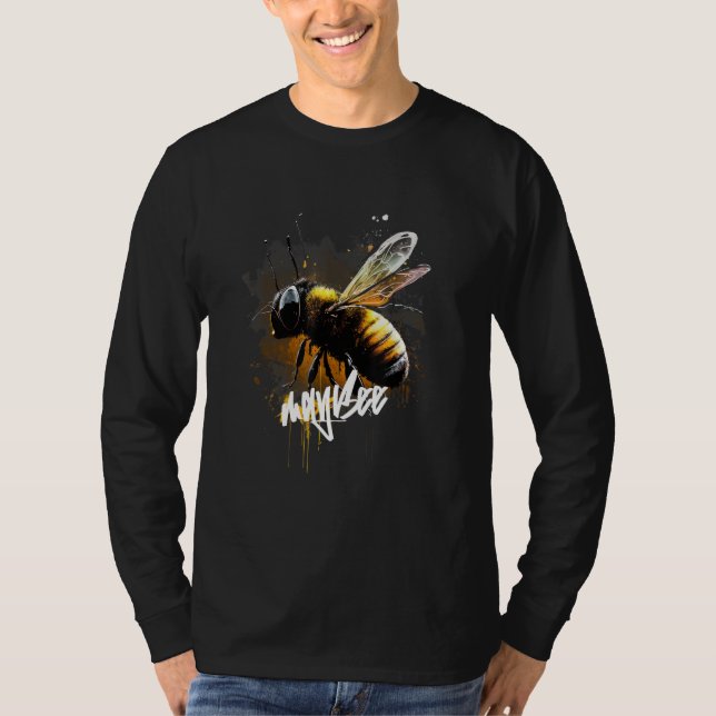 Beekeeper Beekeeping Honey Apiarist Honeycomb Bee  T Shirt (Framsida)