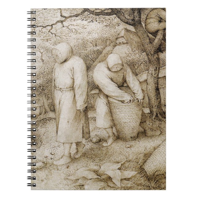 Beekeepers av Pieter Bruegel fläderen Anteckningsbok (Framsidan)