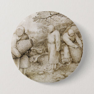 Beekeepers av Pieter Bruegel fläderen Knapp