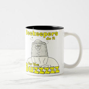 Beekeepers gör det för Buzzzzzen - mugg