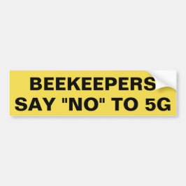 Beekeepersnågot att säga inte till 5G Bildekal