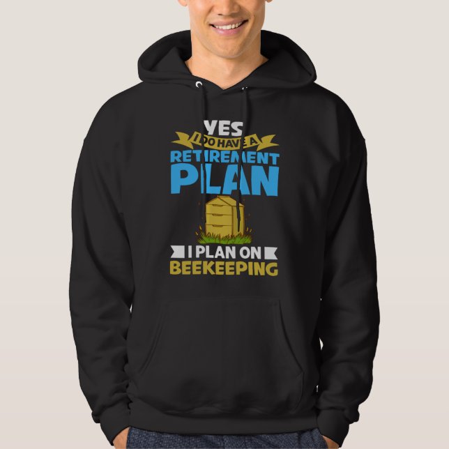 Beekeeping Honey Farmer Bees Beginner Beekeeper  2 Hoodie (Framsida)