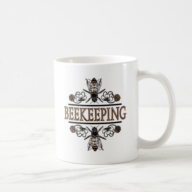 beekeeping med arbetarbin kaffemugg (Höger)