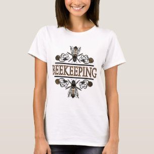 beekeeping med arbetarbin t shirt
