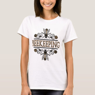 beekeeping med arbetarbin t shirt