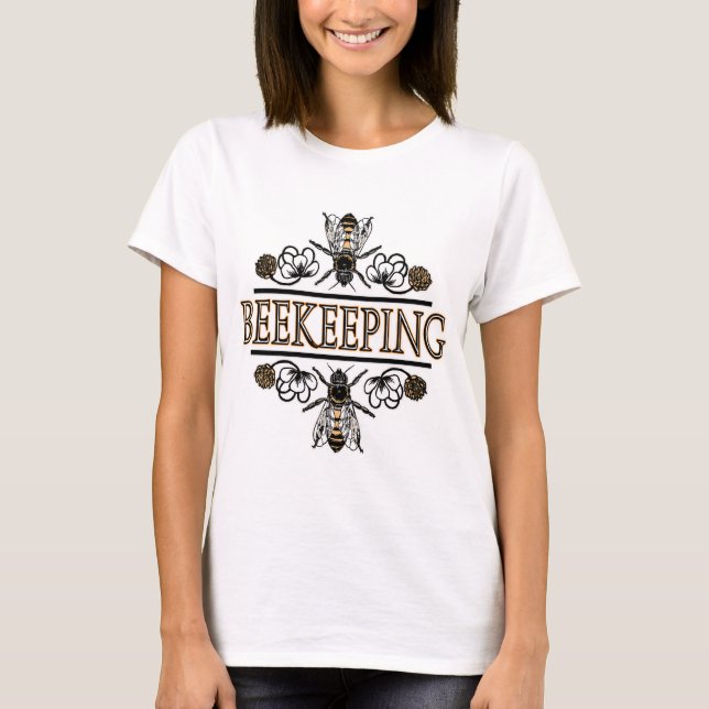 beekeeping med arbetarbin t shirt (Framsida)