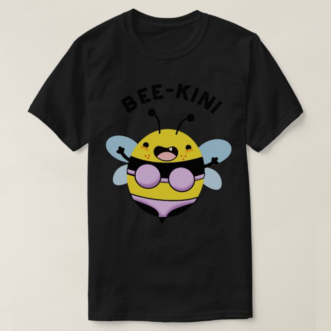 Beekini Funny Bee Puns T Shirt (Design framsida)
