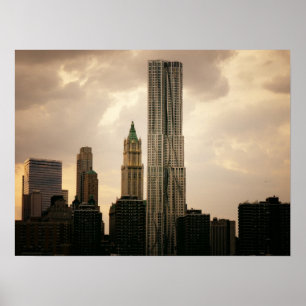 Beekman Torn och Woolworth Byggnad, Medium Poster
