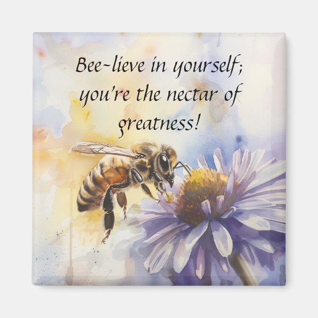 Beelieve i Yourself Magnet (Framsidan)