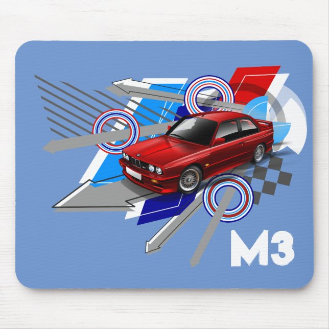 Beemer E30 M3 musmatta (Framsidan)