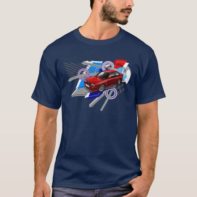 Beemer M3 T-tröja Tee (Framsida)