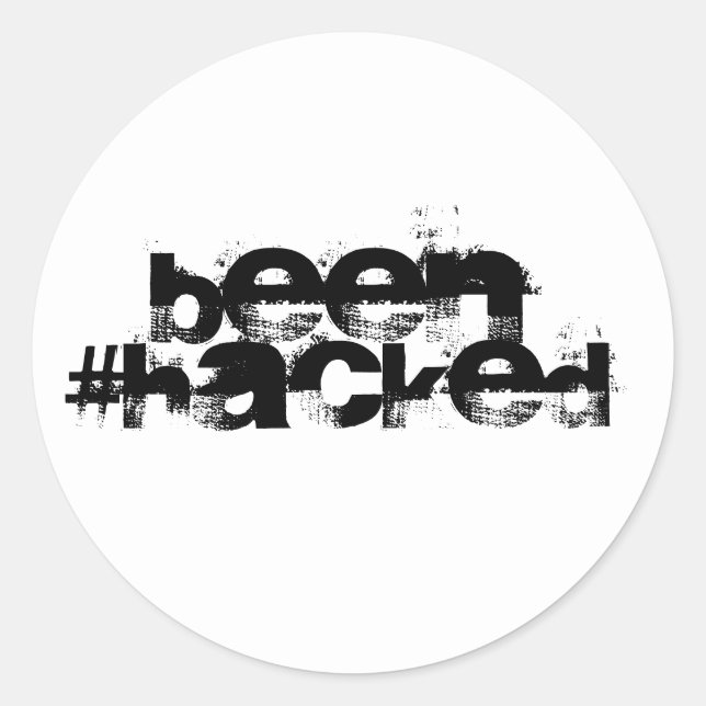 Been Hacks Runt Klistermärke (Framsida)