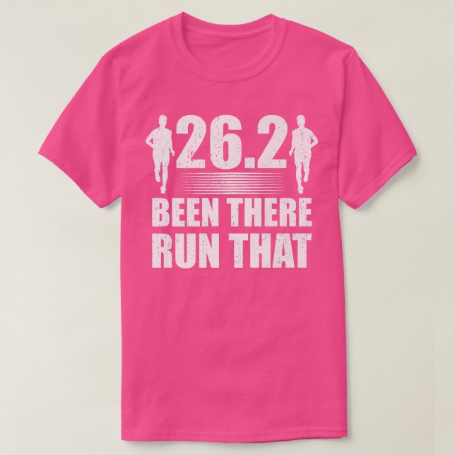 Been There Run That Marathon Motivation Running  T Shirt (Design framsida)