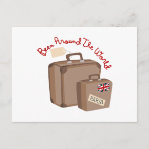 Been Värld runt Vykort