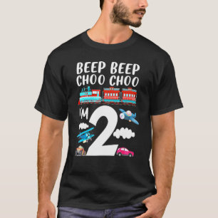 Beep Beep Choo Im 2:a födelsedagen Party T Shirt