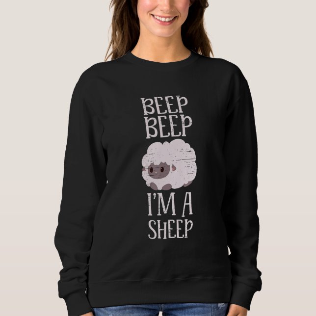 Beep Beep I'm A Sheep Livestock Herd Farm Wool Ani T Shirt (Framsida)