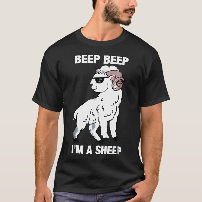Beep Beep Jag är ett fjällynt djur T Shirt (Framsida)