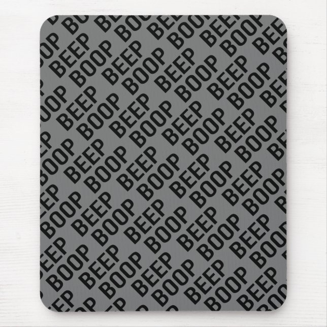 Beep Boop, är du Robot? - Mousepad Musmatta (Framsidan)