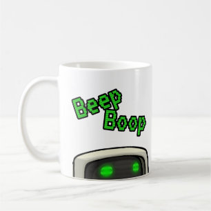 Beep Boop för tyst observatör Kaffemugg