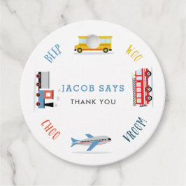 Beep Choo Vroom Woo Airplan2 födelsedagsfest Gåvor Etiketter