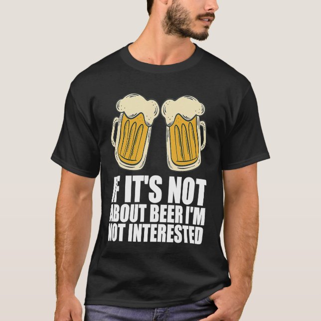Beer  Alcohol  Beer drinking T Shirt (Framsida)
