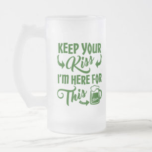 Beer Allegiance Funny Irish Drinking Frostat Ölglas