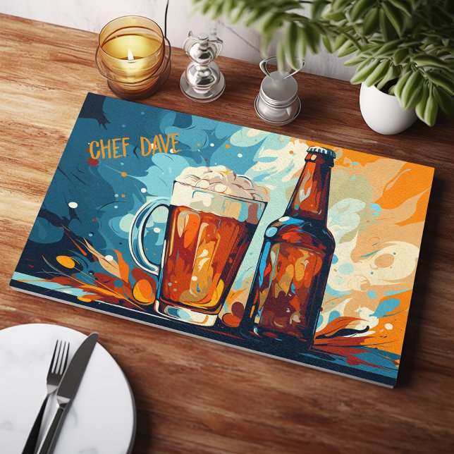 Beer Älskare Beer och Mugg Watercolor (Skapare uppladdad)