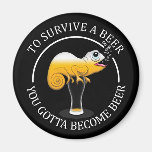 Beer Älskare Funny Quote - Beer Magnet