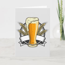 Beer Älskare Greeting Card Helgkort