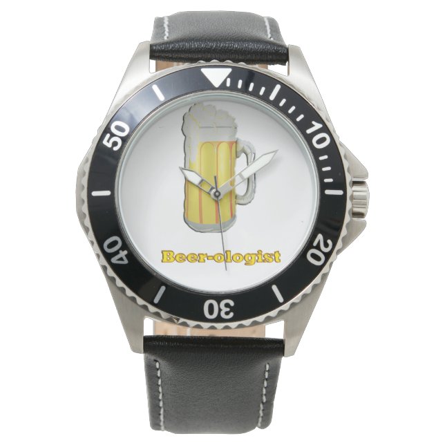Beer älskare humor armbandsur (Framsida)