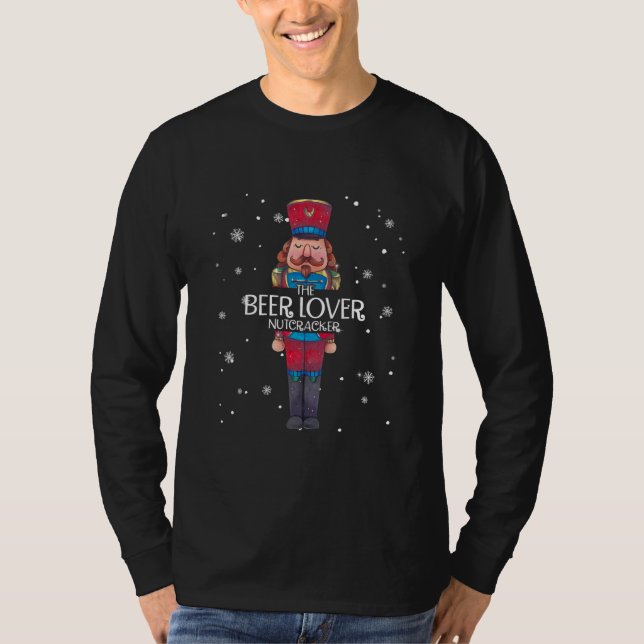 Beer Älskare Nutcracker Family Matching Funny Gift T Shirt (Framsida)