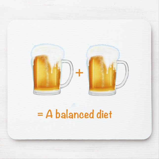 Beer älskare-presentationer - kan anpassa musmatta (Framsidan)