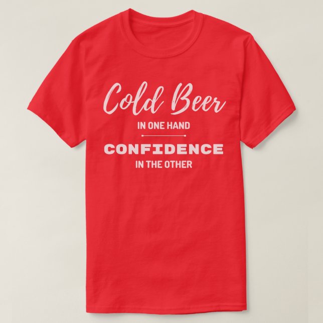 Beer Älskare T Shirt (Design framsida)